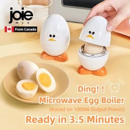 Joie Microwave Egg Boiler Eggy Microwave Egg Poachers Cooker Steamer Box for Chicken and Quail Eggs Kitchen Tools Egg Tools