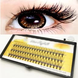 10D Cluster Eyelashes Natural Eyelash Extension Individual Eyelash Bunches 1 Box/60 Bundle Makeup Tools Lashes Wholesale
