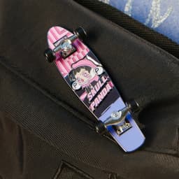 POP MART Skullpanda Hypepanda ido trainee finger skateboard Pin Badge Kawaii Figure Gift Kid Toy