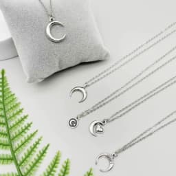 2021 Fashion 5 Designs Moon Pendant Chain Female Necklace For Wholesale Friendly Gifts Jewelry Women Necklace Drop Shipping