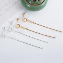 Chinese Wedding Hair Accessories Vintage Hairpins For Women Elegant Alloy Hair Stick Personalized Retro Hanfu Cloth Hair Jewelry