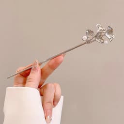 Chinese Wedding Hair Accessories Vintage Hairpins For Women Elegant Alloy Hair Stick Personalized Retro Hanfu Cloth Hair Jewelry