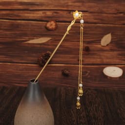 Chinese Wedding Hair Accessories Vintage Hairpins For Women Elegant Alloy Hair Stick Personalized Retro Hanfu Cloth Hair Jewelry