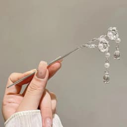 Chinese Wedding Hair Accessories Vintage Hairpins For Women Elegant Alloy Hair Stick Personalized Retro Hanfu Cloth Hair Jewelry