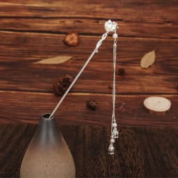 Chinese Wedding Hair Accessories Vintage Hairpins For Women Elegant Alloy Hair Stick Personalized Retro Hanfu Cloth Hair Jewelry
