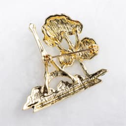 Creative Enamel Brooch Environmentally Friendly Alloy Green Eiffel Tower Brooch Suit Lapel Pin Clothing Scarf Badges