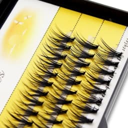 MUYD 20D/30D Mink Super Soft Cluster Eyelash Extension Natural 3D Russian Volume Faux Eyelashes Individual Makeup Silk Lashes