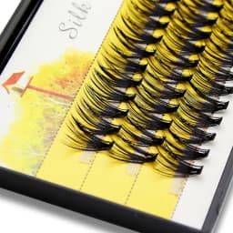 MUYD 20D/30D Mink Super Soft Cluster Eyelash Extension Natural 3D Russian Volume Faux Eyelashes Individual Makeup Silk Lashes