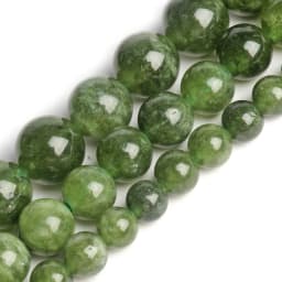 Natural Stones Green Canada Jade Beads Round Faceted Geometric Shape Loose Jewelry Beads for Making Bracelets DIY Accessories