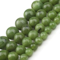 Natural Stones Green Canada Jade Beads Round Faceted Geometric Shape Loose Jewelry Beads for Making Bracelets DIY Accessories