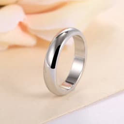Le.Baiser High quality Simple Round Men Rings female Rose Gold color wedding rings for women Lover's fashion Jewelry Gift