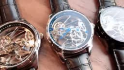 AILANG Skeleton Mechanical Mens Watches Top Brand Luxury Steampunk Transparent Hollow Automatic Watch Relogio Masculino 8625