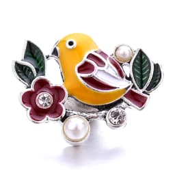 Forty Style High Quality Fashion Color Crystal Snap Button 5Pcs Snap Button Jewelry Women's 18mm Snap Bracelet Accessories Gift