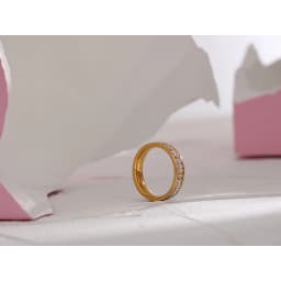 Yhpup Stainless Steel Cubic Zirconia Ring Fashion Jewelry Exquisite Wedding Engagement Finger Ring for Women Bijoux Femme Gift