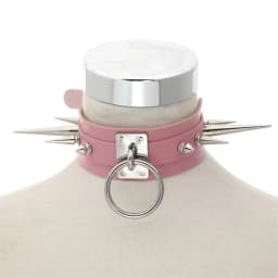 Goth Spike Choker Collar Black Pu Leather Gothic Accessories Woman Punk Chocker Emo Cosplay Jewelry