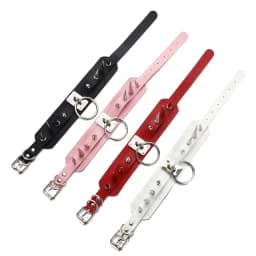 Goth Spike Choker Collar Black Pu Leather Gothic Accessories Woman Punk Chocker Emo Cosplay Jewelry