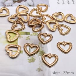 27 style Heart Pendant Charms Metal Alloy Love Heart Charms Pendants For Jewelry Making Findings DIY Necklace Pendants 6pcs