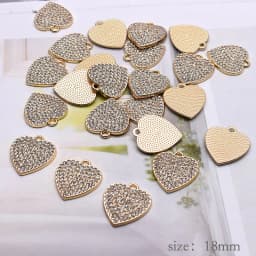 27 style Heart Pendant Charms Metal Alloy Love Heart Charms Pendants For Jewelry Making Findings DIY Necklace Pendants 6pcs