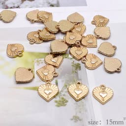 27 style Heart Pendant Charms Metal Alloy Love Heart Charms Pendants For Jewelry Making Findings DIY Necklace Pendants 6pcs
