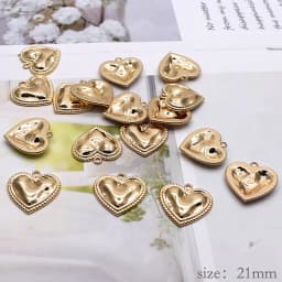27 style Heart Pendant Charms Metal Alloy Love Heart Charms Pendants For Jewelry Making Findings DIY Necklace Pendants 6pcs
