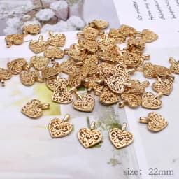 27 style Heart Pendant Charms Metal Alloy Love Heart Charms Pendants For Jewelry Making Findings DIY Necklace Pendants 6pcs