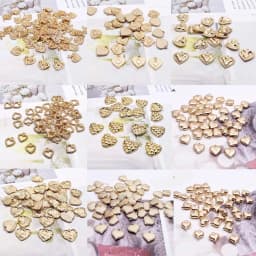 27 style Heart Pendant Charms Metal Alloy Love Heart Charms Pendants For Jewelry Making Findings DIY Necklace Pendants 6pcs