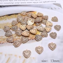 27 style Heart Pendant Charms Metal Alloy Love Heart Charms Pendants For Jewelry Making Findings DIY Necklace Pendants 6pcs