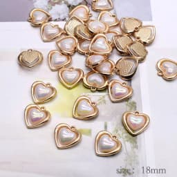 27 style Heart Pendant Charms Metal Alloy Love Heart Charms Pendants For Jewelry Making Findings DIY Necklace Pendants 6pcs