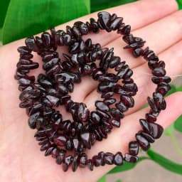 Natural Dark Red Garnet Irregular Shape Gravel Stone Beads Loose Beads For Jewelry Making DIY Necklace Bracelet Accessories 16''