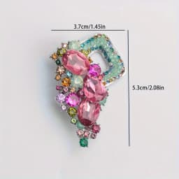 Brooch Creative Personality Simple Atmosphere Suit Coat Accessories Sweater Chain Green Clothes Corsage Mother's Day Gift