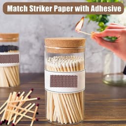 Match Striker Paper Self-adhesive Phosphorus Diy Manual Match Eraser Leather Flower Phosphorus Paper Use to Stick to Bottom