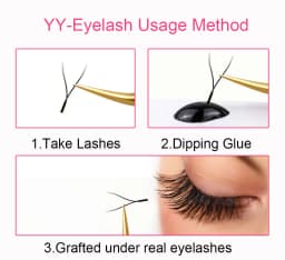 Goddess YY Shape Lashes 0.05/0.07mm C /D /M /L /CC Hand Woven Premium Soft Light Natural Eyelashes Extension Make up Eyelashes