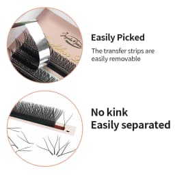 Goddess YY Shape Lashes 0.05/0.07mm C /D /M /L /CC Hand Woven Premium Soft Light Natural Eyelashes Extension Make up Eyelashes