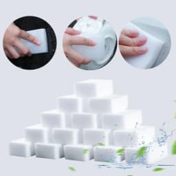 100 Pcs/lot Magic Sponge Multi-functional Cleaning Eraser Melamine Sponge For Kitchen Bathroom Cleaning Accessories 100*60*20mm
