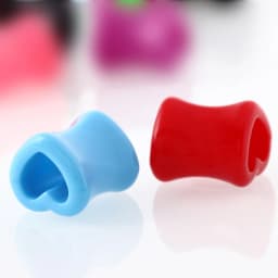 1Pair Heart Acrylic Ear Tunnel Plug Ear Gauge Expander Colorful Flesh Stretcher Unisex Body Piercing Jewelry White&Black 4-25mm
