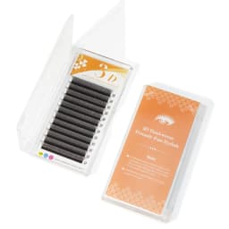 GAHAMACA W Lashes L LU 3D Premade Volume Fans Eyelash Extension Supplies Natural Faux Mink Individual Eyelashes