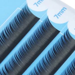 ANNAFRIS Bottom Lashes Extension 5mm- 7mm J/B/C Curl Under Eyelashes Individual Natural Short Eyebrow Mink Lower Lash