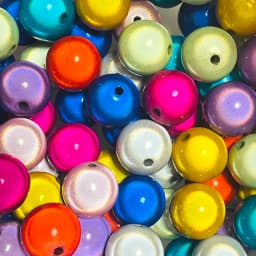 Wholesale Reflective Beads 3D Illusion Miracle Beads 4-30mm Embroidery Acrylic Beads for Jewelry necklace bracelet Making