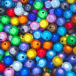 Wholesale Reflective Beads 3D Illusion Miracle Beads 4-30mm Embroidery Acrylic Beads for Jewelry necklace bracelet Making