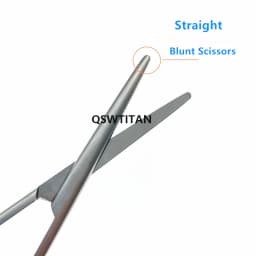 Ophthalmic stainless steel gold handle surgical scissors cosmetic plastic scissors double eyelid tools