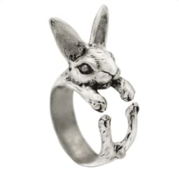 Vintage Chic Rabbit Animal Knuckle Rings for Women Charm Gothic Punk Frog Cat Octopus Opening Finger Rings Fashion Jewelry
