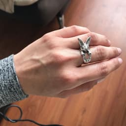 Vintage Chic Rabbit Animal Knuckle Rings for Women Charm Gothic Punk Frog Cat Octopus Opening Finger Rings Fashion Jewelry