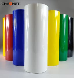 CHEONET HTV ---12"x40"/30.5cmx100cm ECO PU Heat Transfer Vinyl With Sticky Back T-shirt Iron On HTV Film Pattern Press DIY Craft