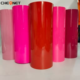 CHEONET HTV ---12"x40"/30.5cmx100cm ECO PU Heat Transfer Vinyl With Sticky Back T-shirt Iron On HTV Film Pattern Press DIY Craft