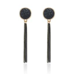 2022 New Gold Color Long Crystal Tassel Dangle Earrings for Women Wedding Drop Earring Fashion Jewelry Gifts