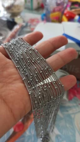 10pcs Stainless Steel Bead Chain Necklace Chains for DIY Jewelry Making Necklaces Accessories Handmade Supplies Wholesale
