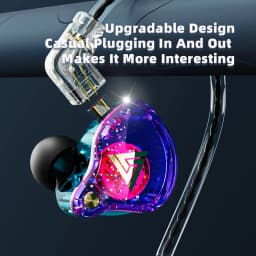 Original QKZ AK6 Pro EDX Pro 1DD Dynamic Earphones HIFI Bass Earbuds In Ear Monitor Sport Noise Cancelling Headset ZST X