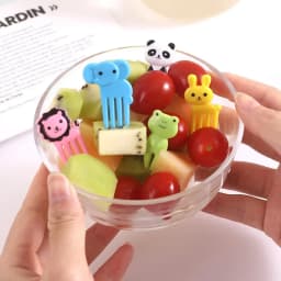 Animal Food Picks Mini Forks for Kids Cute Fruit Fork Bento Box Bento Accessories Food Decoration Fork Food Picks for Kids