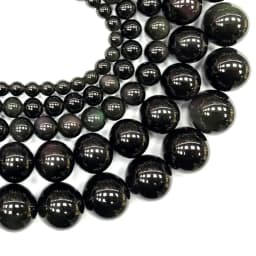 Natural Stone Beads Lava Tiger Eye Agate Amethyst Turquoises Round Loose Spacer Beads for Jewelry Making Diy Bracelet Charms
