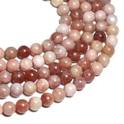 Natural Stone Beads Lava Tiger Eye Agate Amethyst Turquoises Round Loose Spacer Beads for Jewelry Making Diy Bracelet Charms